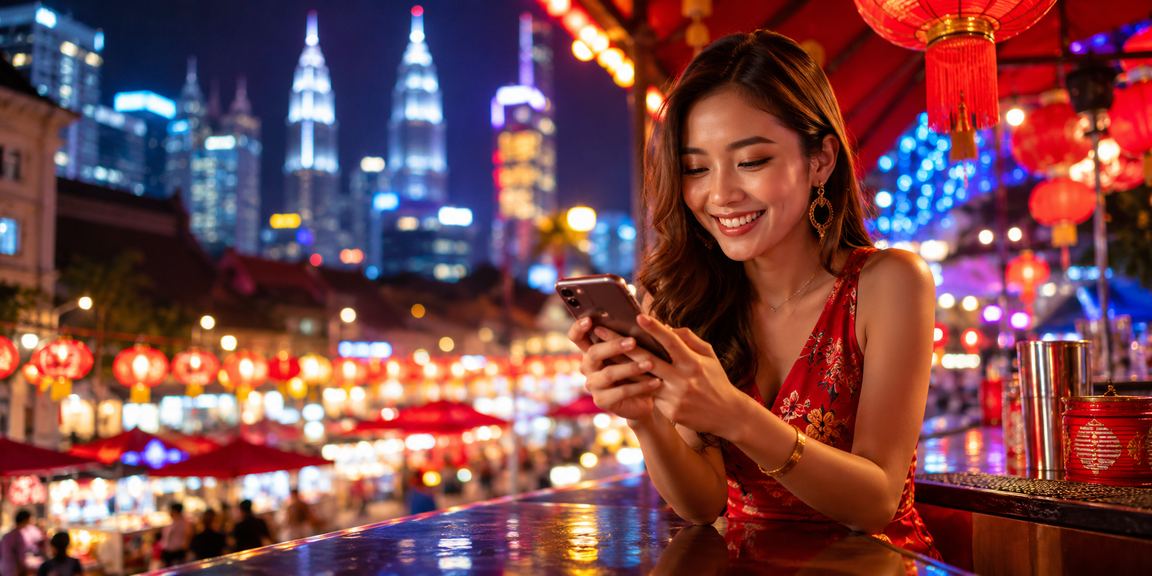 Kasino mudah alih Kuala Lumpur pada skrin telefon